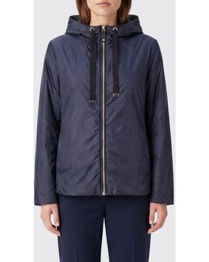 Max Mara Hooded Short Windbreaker - Blue