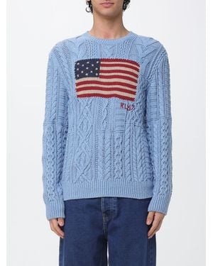 Polo Ralph Lauren Cotton Crewneck Jumper - Blue