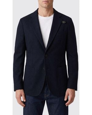 Brioni Single-Breasted Wool Blazer - Blue