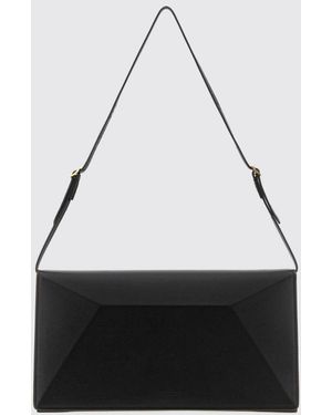 Jil Sander File Leather Bag - Black