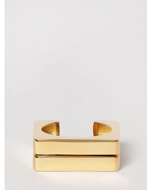 Elisabetta Franchi Set Of 2 Brass Bracelets - Natural