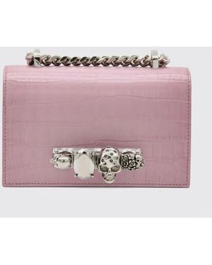 McQueen Borsa A Spalla Donna - Rosa