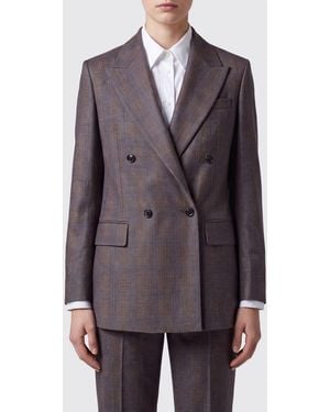 Jacob Cohen Cropped Double-Breasted Blazer - Grey