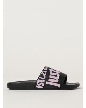 Just Cavalli Flat Sandals - Black