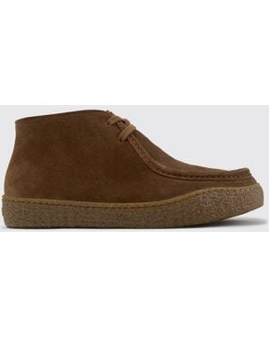 Camper Peu Terreno Suede Lace-Up Chukka Boots - Brown