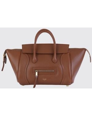 Celine Small Luggage Handbag - Brown