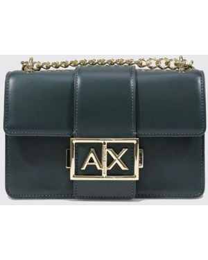 ARMANI EXCHANGE Faux Leather Bag - Grey
