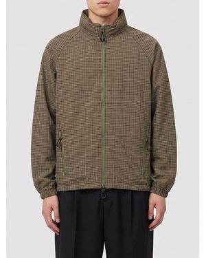 Comme des Garçons Comme Des GarÇ Ons Tartan Linen Blend High-Neck Jacket - Brown