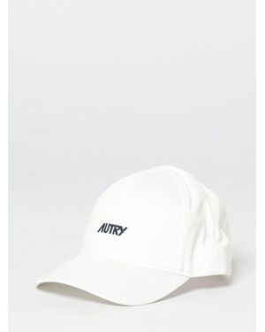 Autry Cotton Twill Hat With Embroidered Logo - White