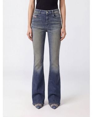 DIESEL 1973 D-Partt Mid-Rise Flared Jeans - Blue