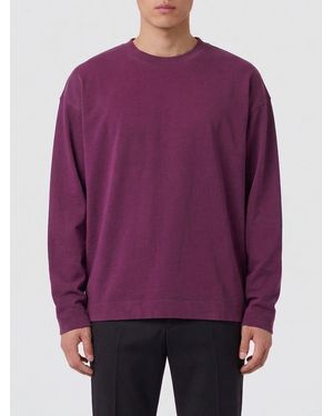 Dries Van Noten Basic Cotton T-Shirt - Purple