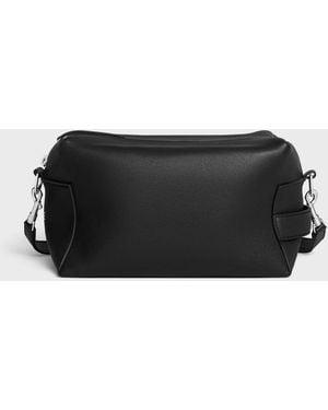 Celine Leather Take Away Bag - Black