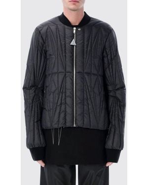RICK OWENS MONCLER Geocamo Quilted Nylon Flight Jacket Rick Owens X Moncler - Blue
