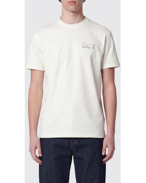 DSquared² Cotton Crewneck T-Shirt With Contrasting Front Logo Print - White