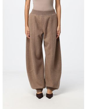 Max Mara Wide-Leg Knit Trousers - Brown