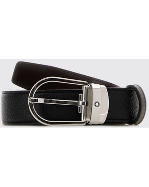 Montblanc Leather Belt - White