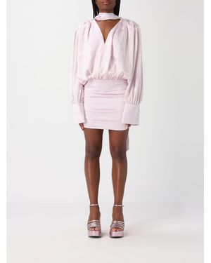 ROTATE BIRGER CHRISTENSEN Mini Crêpe Dress - Pink
