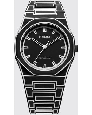 D1 Milano Sketch Polycarbon Polycarbonate Watch - Black