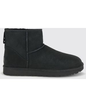 UGG Flat Ankle Boots - Black