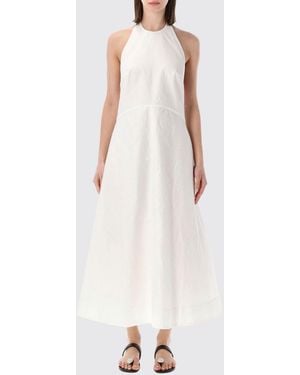 Rohe Cotton Blend Midi Dress - White