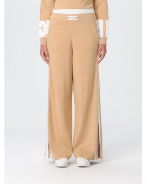 Elisabetta Franchi Trousers - Natural