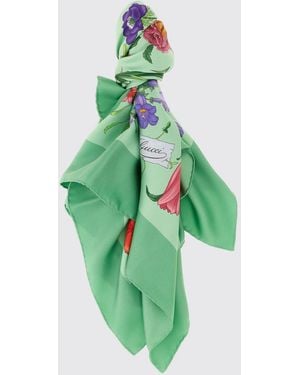 Gucci Square Scarf - Green