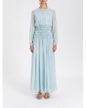 Twinset Long Crêpe Dress - Blue