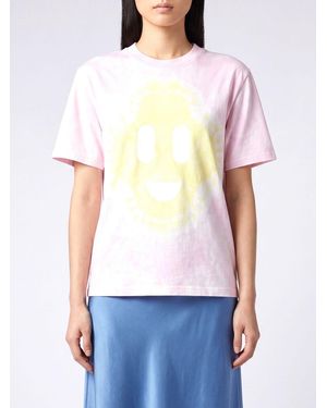 CASABLANCA Printed Cotton T-Shirt - White