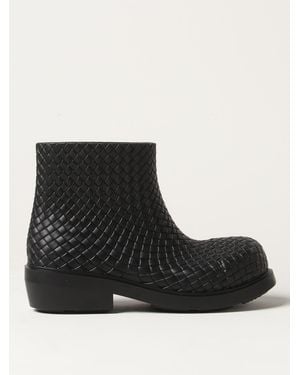 Bottega Veneta Lug Ankle Boots - Black