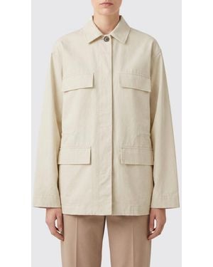 TOTEME Sobrecamisa De Algodón Orgánico Con Hombros Caídos - Neutro