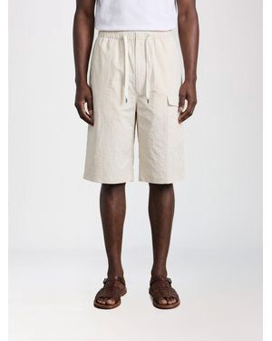 Lemaire Knielange Baumwoll-Cargoshorts Von Mit Seitentaschen Und Kordelzug - Natur