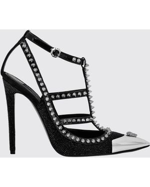Philipp Plein Heeled Sandal - White