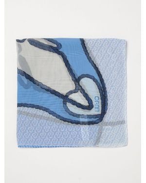 Liu Jo Printed Foulard - Blue