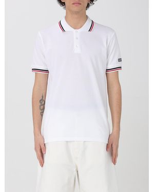 Gcds Short Sleeve Polo Shirt - White