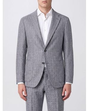 Tagliatore Single-Breasted Blazer - Gray