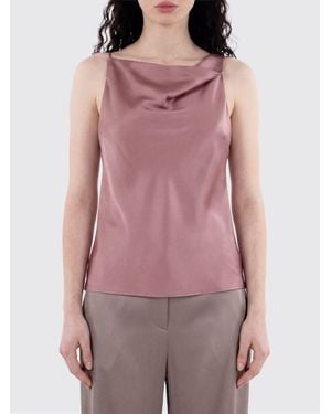 Alysi Satin Top - Purple