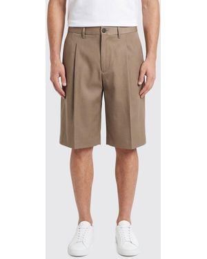 Golden Goose Tailored Virgin Wool Shorts - Natural