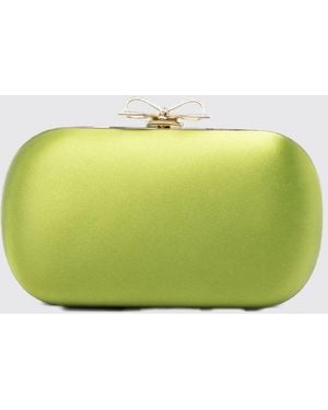 Self-Portrait Mini Clutch Ovale - Verde