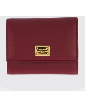 Dolce & Gabbana Dolce &Amp Gabbana Leather Wallet - Purple