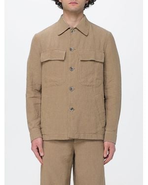 Barena Linen Shirt Jacket - Natural