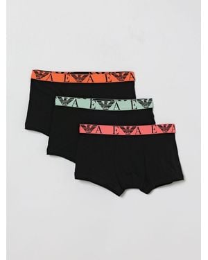 Emporio Armani Set Of 3 Boxer Briefs - Black