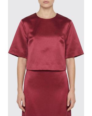 By Malene Birger Cotton Blend Blouse - Red