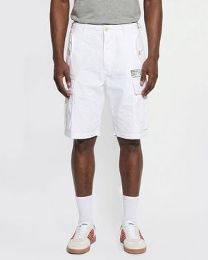 DSquared² Cotton Cargo Shorts - White