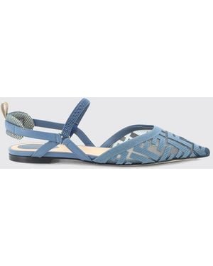 Fendi Colibrì Lite Slingback Ballet Flats - White
