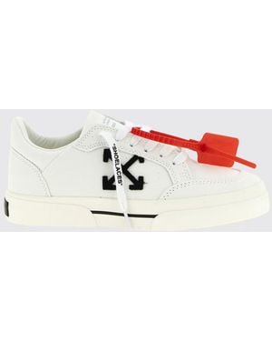 Off-White c/o Virgil Abloh Vulcanized Cotton Canvas Trainers - White