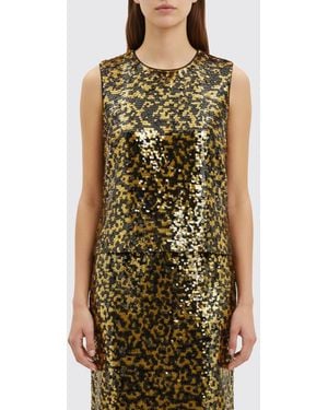 STAUD Sequin Top - Green