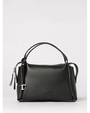 Tod's Hammered Leather Bag - Black