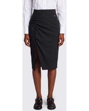 Vivienne Westwood Midi Pencil Skirt - Black