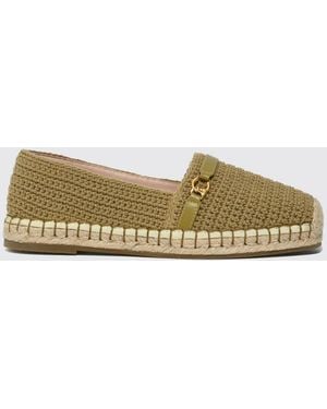 Coccinelle C-Easy Crochet Cotton Espadrilles - Grey