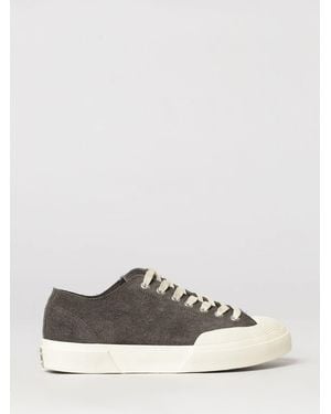 Superga 2432 Works Suede Low-Top Sneakers With Rubber Toe Cap - White